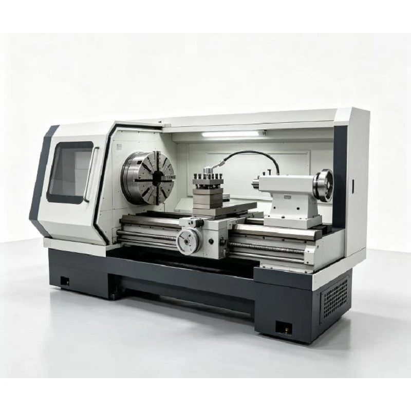 CNC струг с четири направляващи